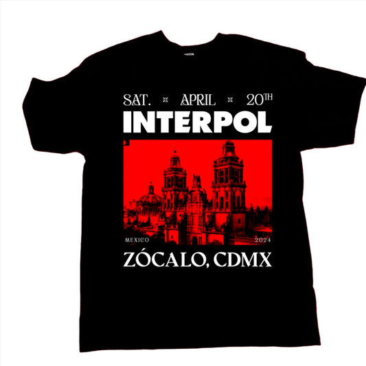 Interpol CDMX tee
